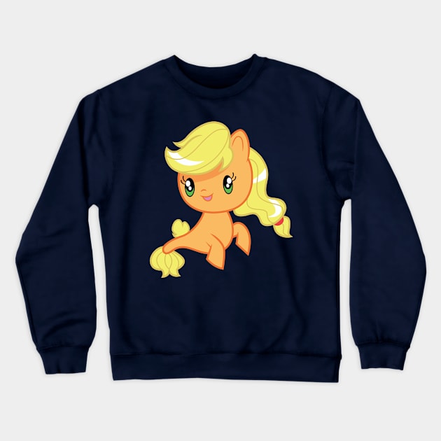 Seapony Applejack Crewneck Sweatshirt by CloudyGlow